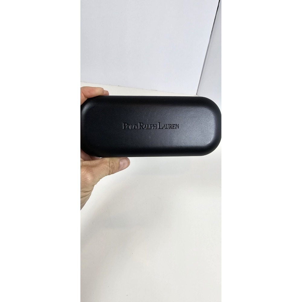 Polo Ralph Lauren Black Clamshell Hard Sunglasses Pony Eyeglasses CASE ONLY